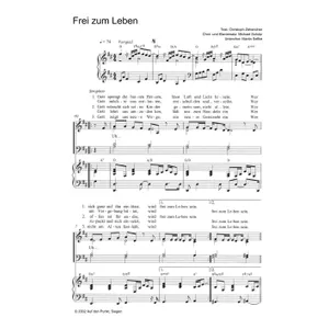 Produktbild des Artikels Frei zum Leben (Noten - Download)