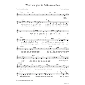Produktbild des Artikels Wenn wir ganz in Gott eintauchen (Noten - Download)