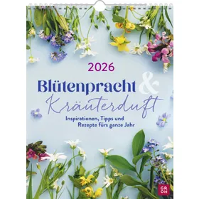 Produktbild des Artikels Blütenpracht & Kräuterduft 2026 - Wandkalender (Kalender - Spiralbindung)