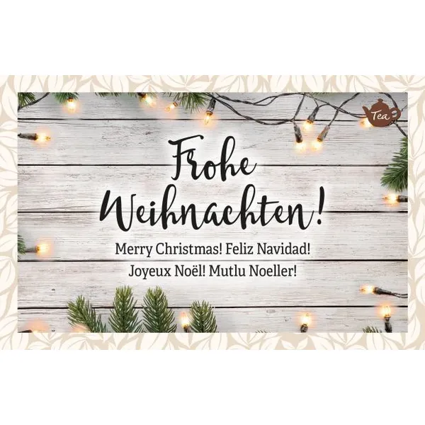 Produktbild des Artikels Teekarte - Frohe Weihnachten! (Lebensmittel)