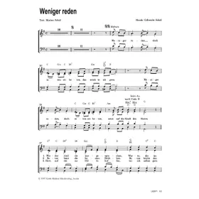 Produktbild des Artikels Weniger reden (Noten - Download)