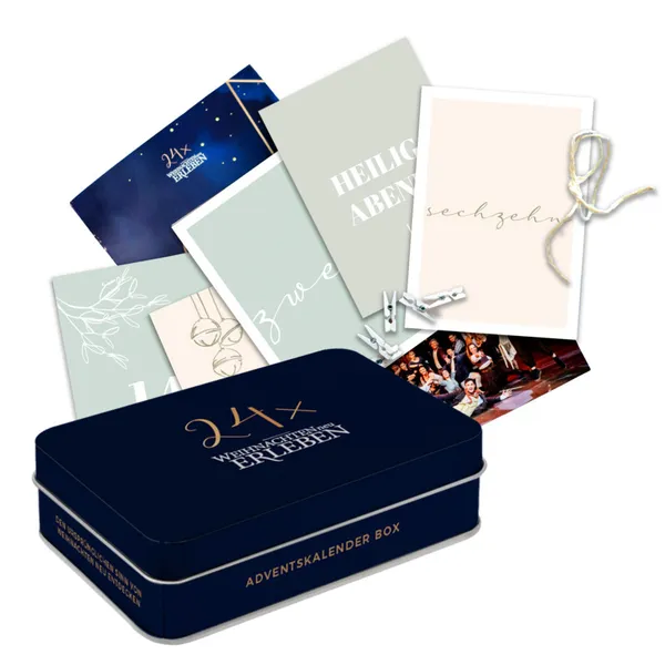 Produktbild des Artikels 24 x Weihnachten neu erleben - Adventskalenderbox (Kalender)