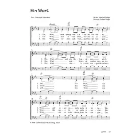 Produktbild des Artikels Ein Wort (Noten - Download)