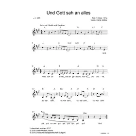 Produktbild des Artikels Und Gott sah an alles (Noten - Download)