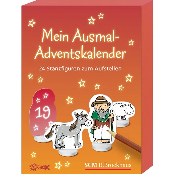 Produktbild des Artikels Mein Ausmal-Adventskalender (Buch)