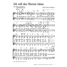 Produktbild des Artikels Ich will den Herren loben (Noten - Download)