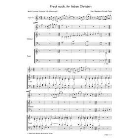 Produktbild des Artikels Freut euch, ihr lieben Christen (Noten - Download)