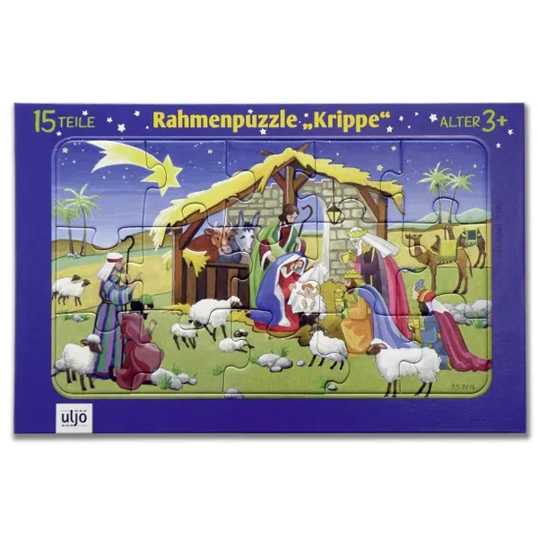 Produktbild des Artikels Rahmenpuzzle "Krippe" ()