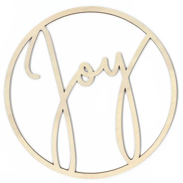 Produktbild des Artikels Deko-Holzreif "Joy" ()