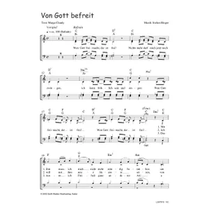 Produktbild des Artikels Von Gott befreit (Noten - Download)