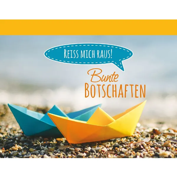 Produktbild des Artikels Bunte Botschaften 1 - Schiff Kartenbuch (Schreibwaren - Hardcover)