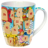Stimmungsbild zu Adventskalender-Tasse "Wichtelstube"