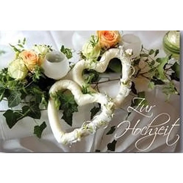 Produktbild des Artikels CD-Card: Zur Hochzeit - (Herzen) (Schreibwaren)