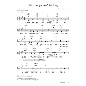 Produktbild des Artikels Herr, der ganzen Schöpfung (Noten - Download)