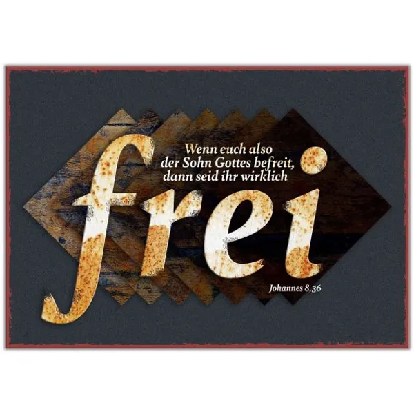 Produktbild des Artikels Metallschild klein - Frei ()