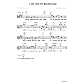 Produktbild des Artikels Fülle mich mit deinem Geist (Noten - Download)