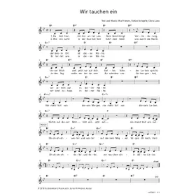 Produktbild des Artikels Wir tauchen ein (Noten - Download)