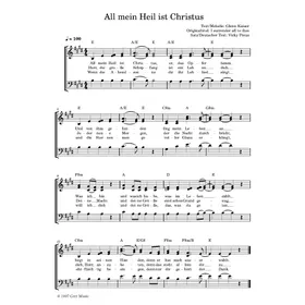 Produktbild des Artikels All mein Heil ist Christus (Noten - Download)