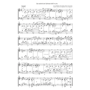 Produktbild des Artikels Da wohnt ein Sehnen tief in uns (Noten - Download)