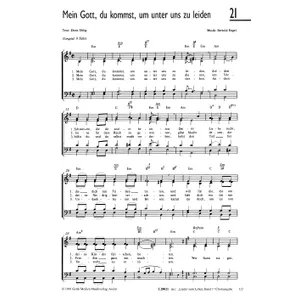 Produktbild des Artikels Mein Gott, du kommst, um unter uns zu leiden (Noten - Download)