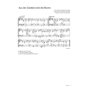 Produktbild des Artikels Aus der Zwiebel wird die Blume (Noten - Download)