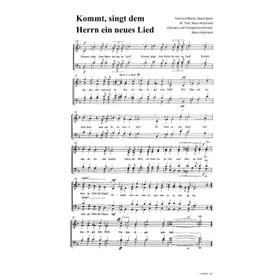 Produktbild des Artikels Kommt, singt dem Herrn ein neues Lied (Noten - Download)