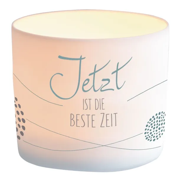Produktbild des Artikels Windlicht LichterZeit "Jetzt ist die beste Zeit" ()