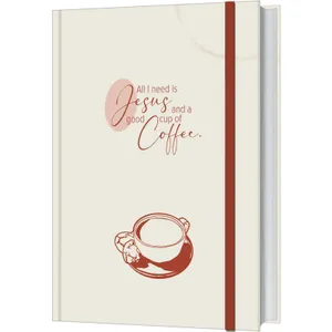 Produktbild des Artikels Notizbuch "Coffee and Jesus" - hell (Schreibwaren - Gebunden)