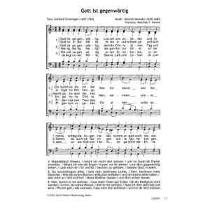 Produktbild des Artikels Gott ist gegenwärtig (Noten - Download)