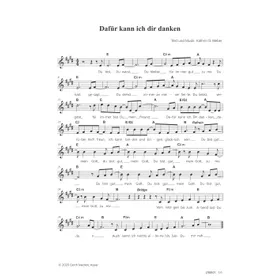 Produktbild des Artikels Dafür kann ich dir danken (Noten - Download)