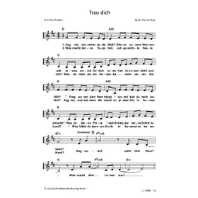 Produktbild des Artikels Trau dich (Noten - Download)