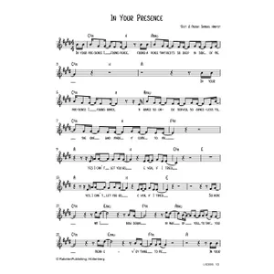 Produktbild des Artikels In Your Presence (Noten - Download)