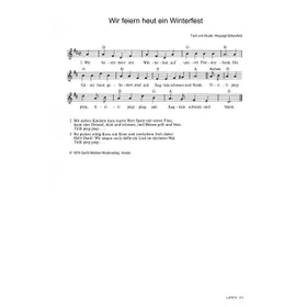 Produktbild des Artikels Wir feiern heut ein Winterfest (Noten - Download)
