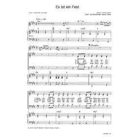 Produktbild des Artikels Es ist ein Fest (Noten - Download)