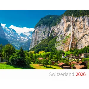 Produktbild des Artikels Schweizer Bergkalender 2026 - Englisch (Kalender - Spiralbindung)
