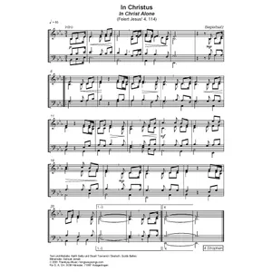 Produktbild des Artikels In Christus (Noten - Download)
