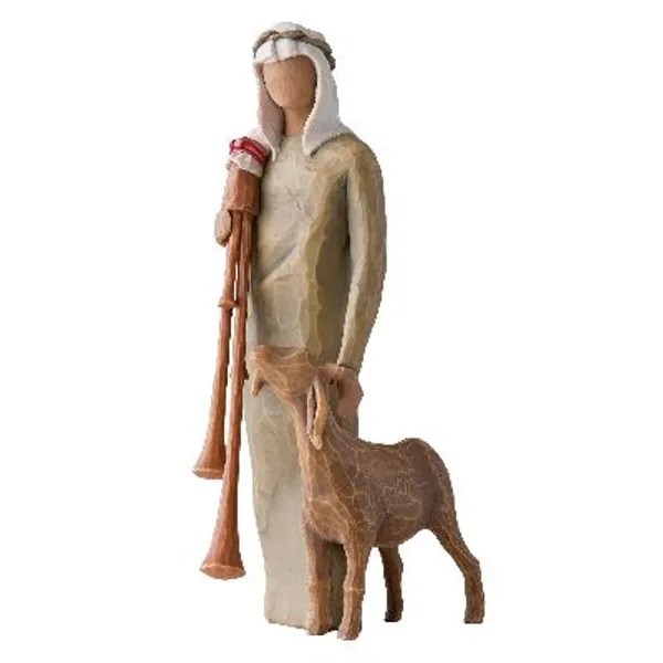 Produktbild des Artikels Willow Tree Figur "Hirte mit Sackpfeife und Ziege" ()