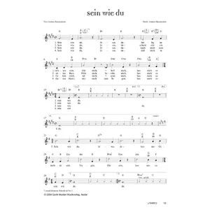 Produktbild des Artikels Sein wie du (Noten - Download)