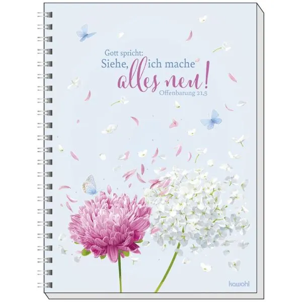 Produktbild des Artikels Jahreslosung 2026 - Memo Block A5 Grafik (Schreibwaren - Spiralbindung)