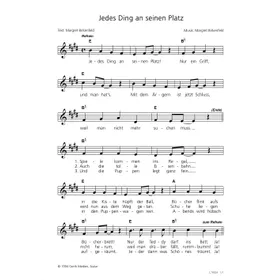 Produktbild des Artikels Jeden Ding an seinen Platz (Noten - Download)
