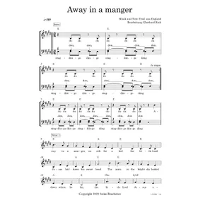 Produktbild des Artikels Away In A Manger (Noten - Download)
