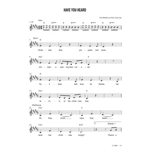 Produktbild des Artikels Have You Heard (Noten - Download)