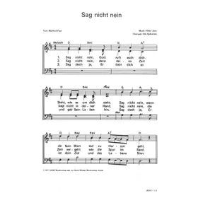 Produktbild des Artikels Sag nicht nein (Noten - Download)