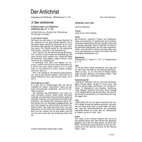 Produktbild des Artikels Der Antichrist (Noten - Download)