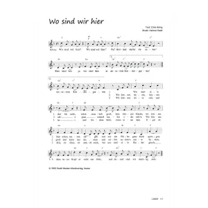 Produktbild des Artikels Wo sind wir hier (Noten - Download)