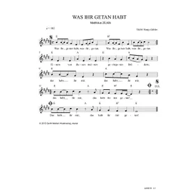 Produktbild des Artikels Was ihr getan habt (Noten - Download)