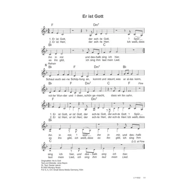 Produktbild des Artikels Er ist Herr (Noten - Download)