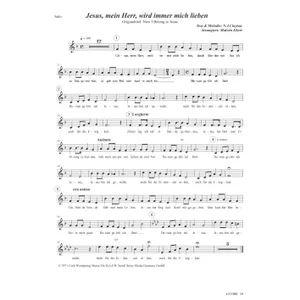 Produktbild des Artikels Jesus, mein Herr, wird immer mich lieben (Solovioline) (Noten - Download)
