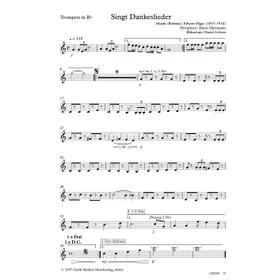 Produktbild des Artikels Singt Dankeslieder (Trompete 1) (Noten - Download)