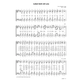Produktbild des Artikels Lobet Gott mit uns (Noten - Download)